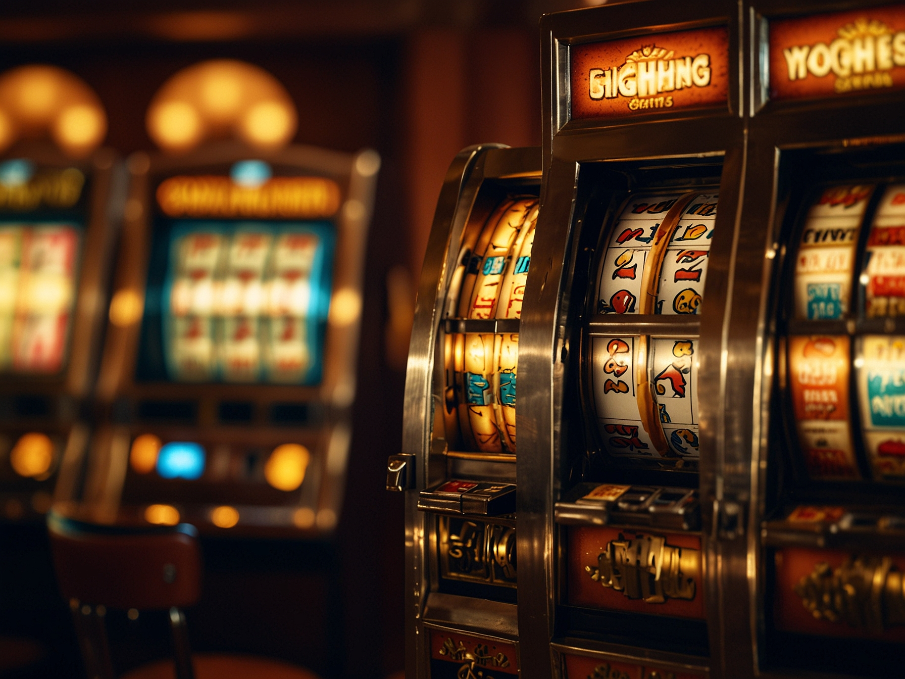 Máquinas clásicas doradas