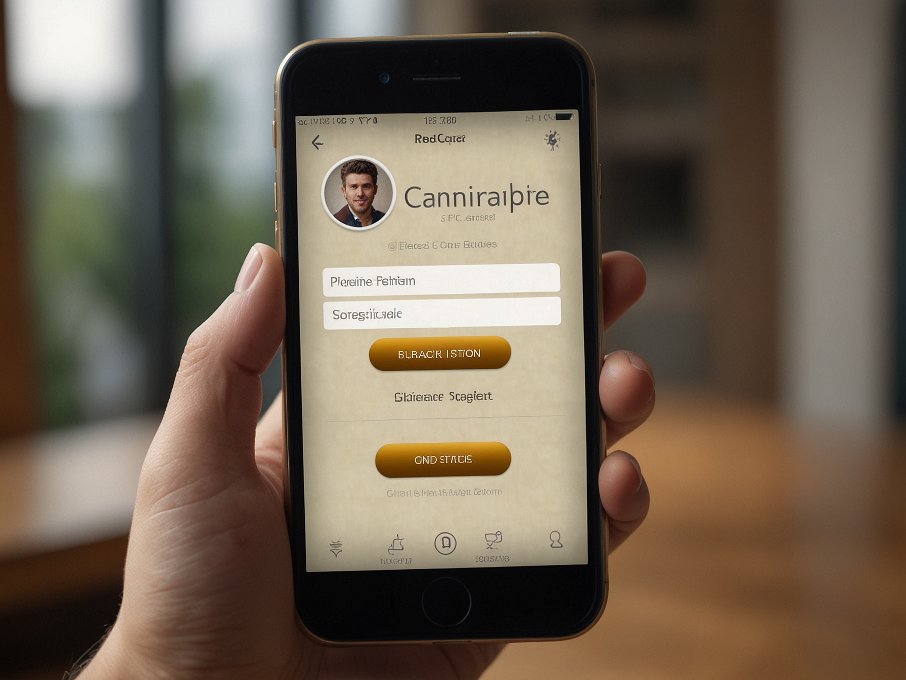 Ingreso Golden Casino con interfaz dorada